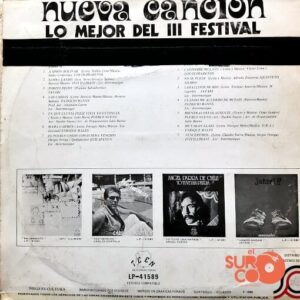 Disco de Vinilo Varios - Los Mejor Del III Festival De La Nueva Canción Vinyl Record