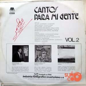 Disco de Vinilo Varios - Cantos Para Mi Gente Vol 2 Vinyl Record