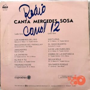 Disco de Vinilo Mercedes Sosa - Canta Mercedes Sosa Vinyl Record