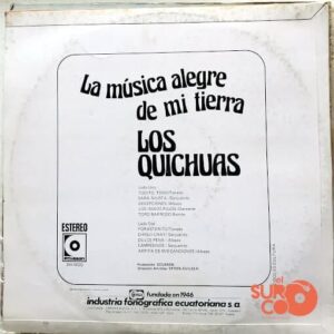 Disco de Vinilo Trío Los Quichuas - La Música Alegre De Mi Tierra Vinyl Record