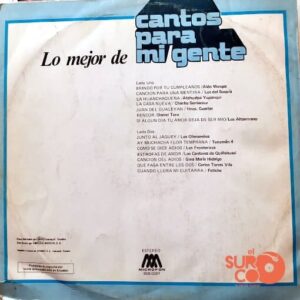 Disco de Vinilo Varios - Lo Mejor De Cantos Para Mi Gente Vinyl Record
