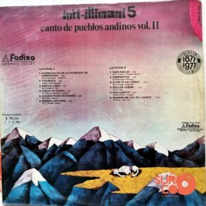 Disco de Vinilo Inti Illimani - Inti Illimani 5 Vinyl Record