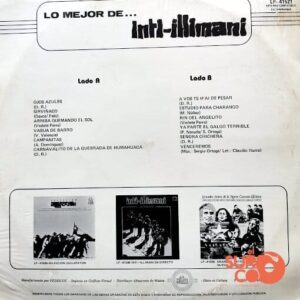 Disco de Vinilo Inti Illimani - Lo Mejor De Inti Illimani Vinyl Record