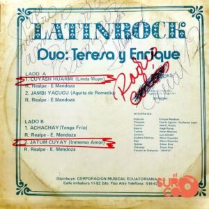 Disco de Vinilo Teresa Y Enrique - Latin Rock Vinyl Record
