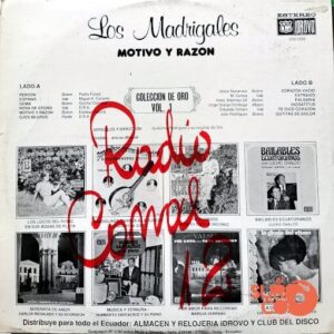 Disco de Vinilo Los Madrigales - Motivo Y Razón Vol. 1 Vinyl Record