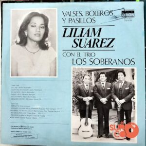 Disco de Vinilo Liliam Suárez - Con El Trío Los Soberanos Vinyl Record