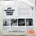 Disco de Vinilo Roberto Zumba - Puro Sentimiento Vinyl Record