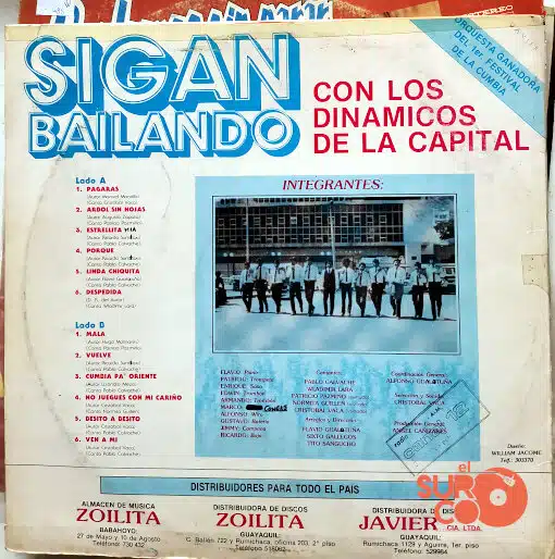 Disco de Vinilo Los Dinámicos De La Capital - Sigan Bailando Vinyl Record