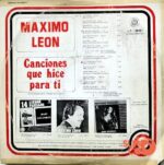 Disco de Vinilo Máximo León - Canciones Que Hice Para Ti Vinyl Record