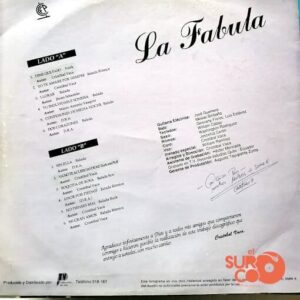 Disco de Vinilo Cristóbal Vaca - La Fábula Vinyl Record