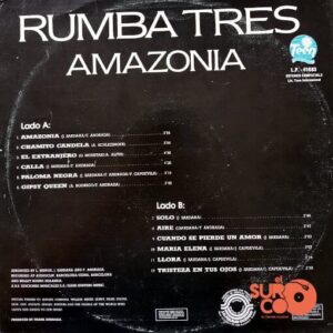 Disco de Vinilo Rumba Tres - Amazonia Vinyl Record