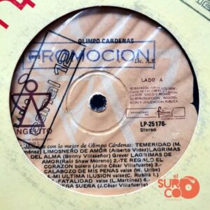 Disco de Vinilo Olimpo Cárdenas - Olimpo Cárdenas Vinyl Record