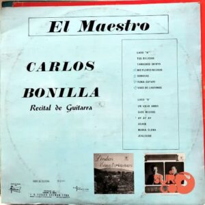 Disco de Vinilo Carlos Bonilla - El Maestro Vinyl Record