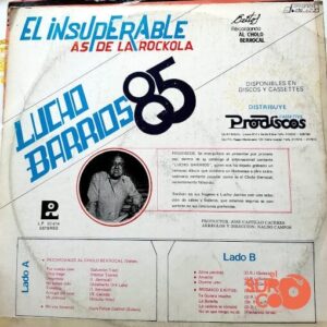 Disco de Vinilo Lucho Barrios - El Insuperable As De La Rockola Vinyl Record