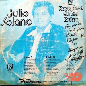 Disco de Vinilo Julio Solano - El Rockolero De Los Éxitos Vinyl Record
