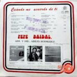 Disco de Vinilo Pepe Baidal - Cuando Me Acuerdo De Ti Vinyl Record