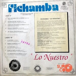 Disco de Vinilo Jesús Fichamba - Lo Nuestro Vinyl Record