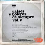Disco de Vinilo Varios - Valses Y Boleros De Siempre Vol. VV Vinyl Record