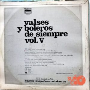 Disco de Vinilo Varios - Valses Y Boleros De Siempre Vol. VV Vinyl Record