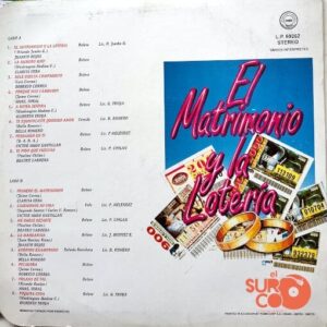 Disco de Vinilo Varios - El Matrimonio Y La Lotería Vinyl Record