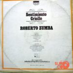 Disco de Vinilo Roberto Zumba - Sentimiento Criollo Vinyl Record