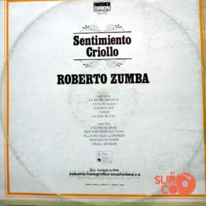 Disco de Vinilo Roberto Zumba - Sentimiento Criollo Vinyl Record