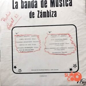 Disco de Vinilo La Banda De Música De Zambiza - La Banda De Música De Zambiza Vinyl Record