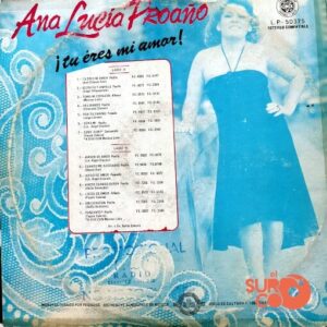 Disco de Vinilo Anita Lucia Proaño - Tu Eres Mi Amor Vinyl Record
