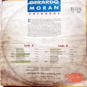 Disco de Vinilo Gerardo Morán - Amémonos Vinyl Record