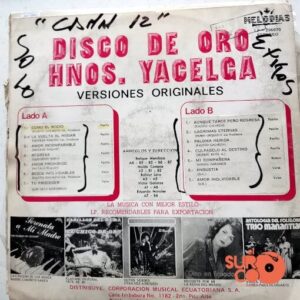 Disco de Vinilo Hermanos Yacelga - Disco De Oro Vinyl Record
