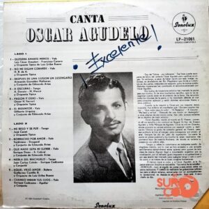 Disco de Vinilo Oscar Agudelo  - Canta Oscar Agudelo Vinyl Record
