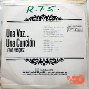 Disco de Vinilo Jesús Vásquez - Una Voz… Una Canción Vinyl Record