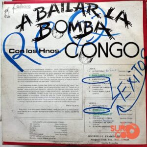 Disco de Vinilo Conjunto Los Hermanos Congo - A Bailar La Bomba Vinyl Record