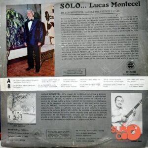Disco de Vinilo Lucas Montecel - Solo Vinyl Record