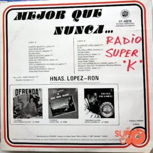 Disco de Vinilo Hermanas López Ron - Mejor Que Nunca Vinyl Record