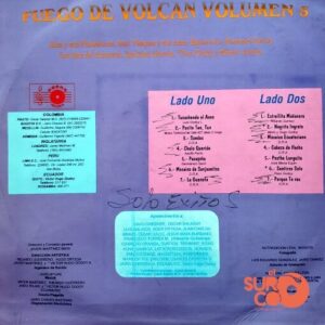 Disco de Vinilo Varios - Fuegos De Volcán Volumen 5 Vinyl Record
