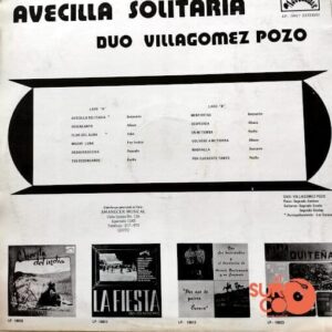 Disco de Vinilo Dúo Villagómez Pozo - Avecilla Solitaria Vinyl Record