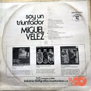 Disco de Vinilo Miguel Vélez - Soy Un Triunfador Vinyl Record