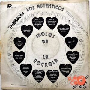 Disco de Vinilo Varios - Los Auténticos Ídolos De La Rockola Vinyl Record