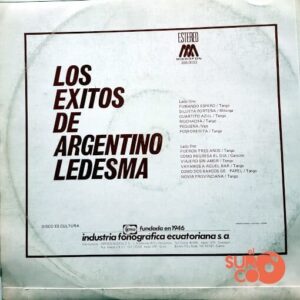 Disco de Vinilo Argentino Ledesma - Los Éxitos De Argentino Ledesma Vinyl Record
