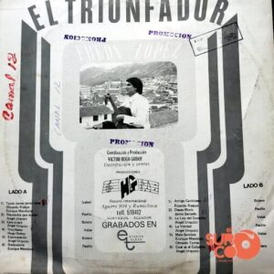 Disco de Vinilo Fredy López - El Triunfador Vinyl Record