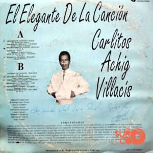 Disco de Vinilo Carlitos Achig  - El Elegante De La Canción Vinyl Record