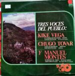 Disco de Vinilo Chugo Tovar - Tres Voces Del Pueblo Vinyl Record