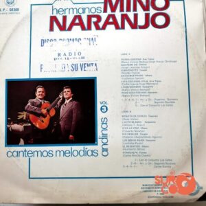 Disco de Vinilo Hnos. Miño Naranjo - Cantemos Melodías Andinas Vol. 3 Vinyl Record