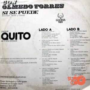 Disco de Vinilo Olmedo Torres - Si Se Puede Recordar, Bailas y Cantar Vinyl Record