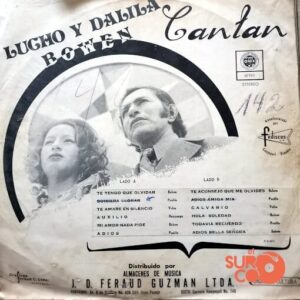 Disco de Vinilo Lucho Y Dalila Bowen - Cantan Vinyl Record
