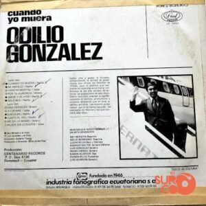 Disco de Vinilo Odilio González - Cuando Yo Muera Vinyl Record