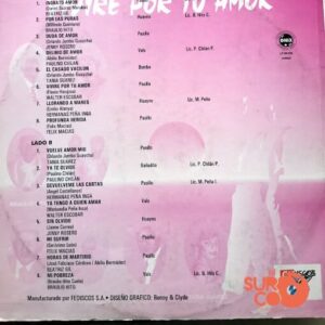 Disco de Vinilo Varios - Viviré Por Tu Amor Vinyl Record
