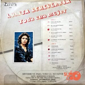 Disco de Vinilo Lolita Echeverría - Toda Una Mujer Vinyl Record