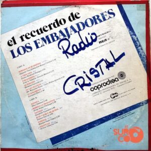 Disco de Vinilo Los Embajadores  - El Recuerdo De Los Embajadores Vinyl Record